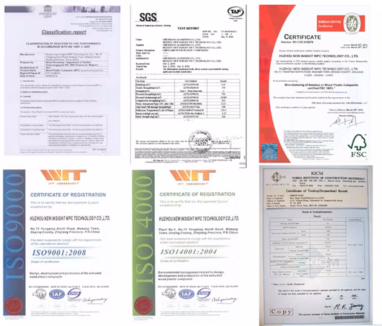 Easy Installing Wood Plastic Composite WPC Joist with Professional Services