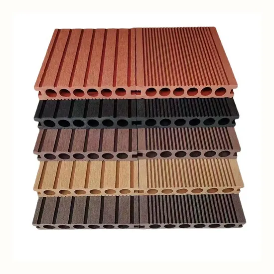 Wood Plastic WPC Fluted Laminated Decoration Cladding WPC External Solid Wall Panel Water-Proof WPC Wall Panel