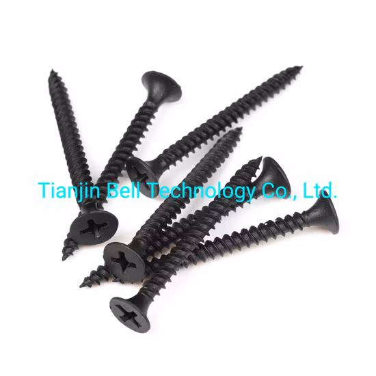 Coarse Thread Gypsum Black Phosphated Drywall Screw