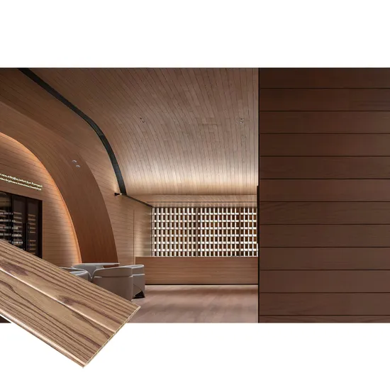 Factory Solid Wood Plastic Composite Wall Panel WPC Cladding WPC Panel