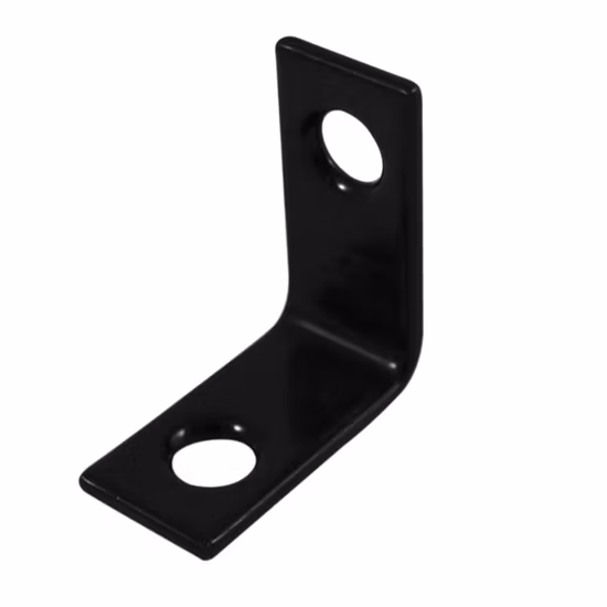 Corner Bracket Stainless Steel Braces Angle Brackets with Screws Black